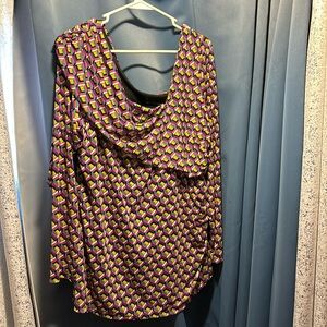 Ashley Stewart long sleeved blouse